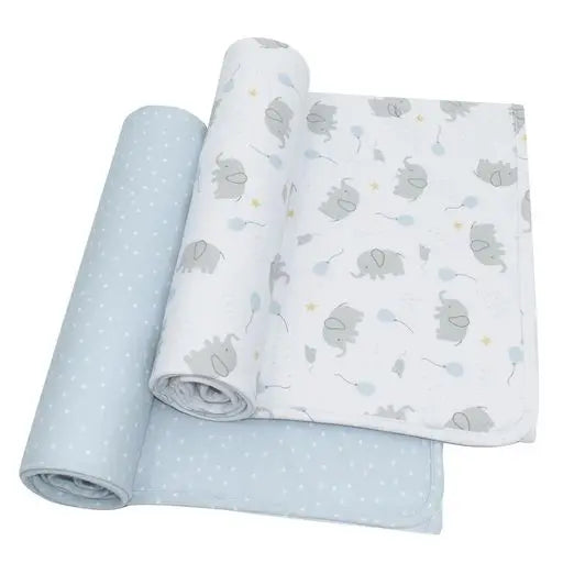 'Mason Elephant' Swaddle 2pk