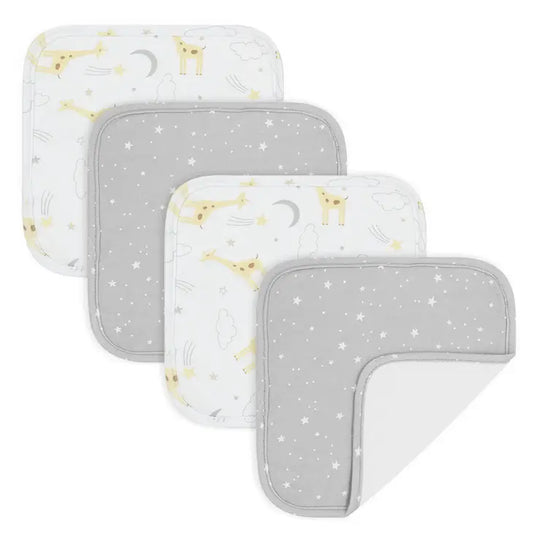 'Noah Giraffe' Washcloths 4pk