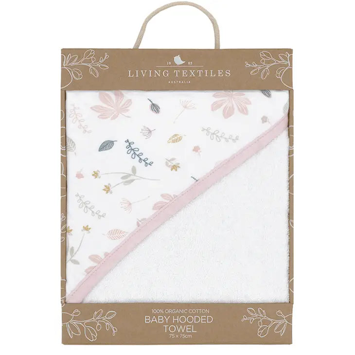 'Botanical Flowers' Hooded Towel