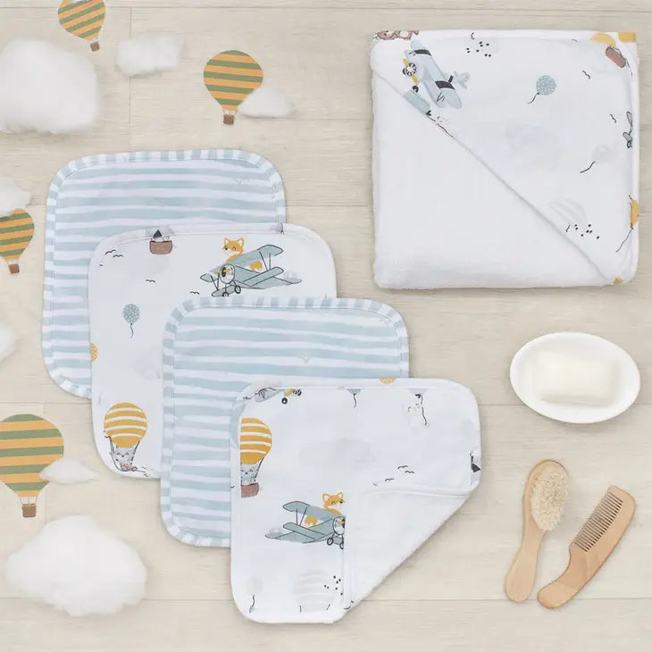 'Up Up & Away' Bath Gift Set 5pc