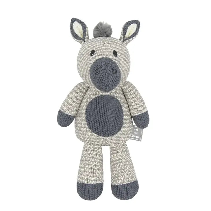 'Zac the Zebra' Knitted Toy