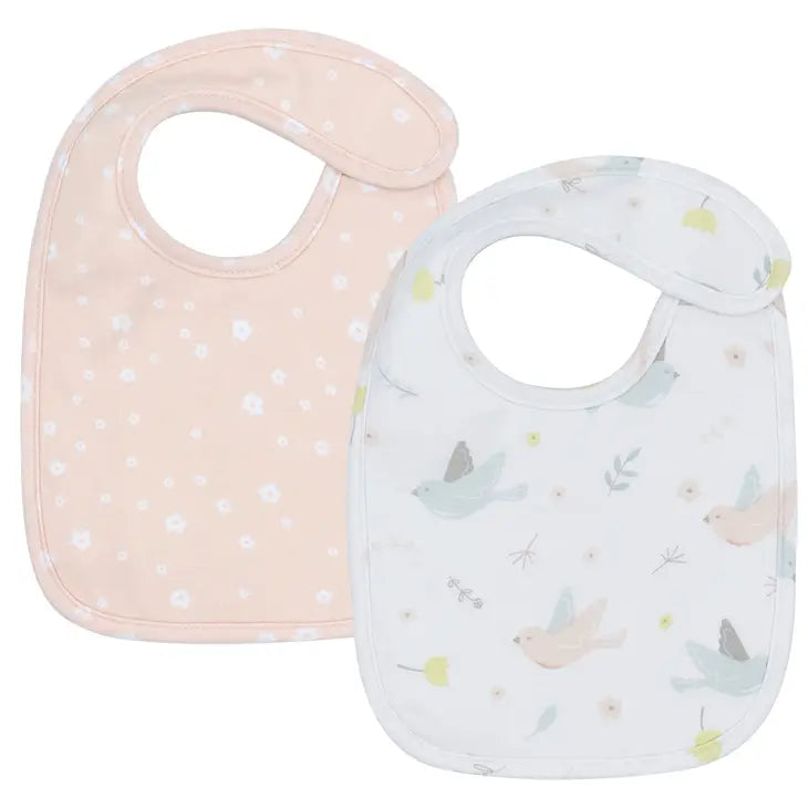 'Ava Bird' Bibs 2pk