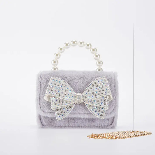 'Princess Porcha' Grey Purse