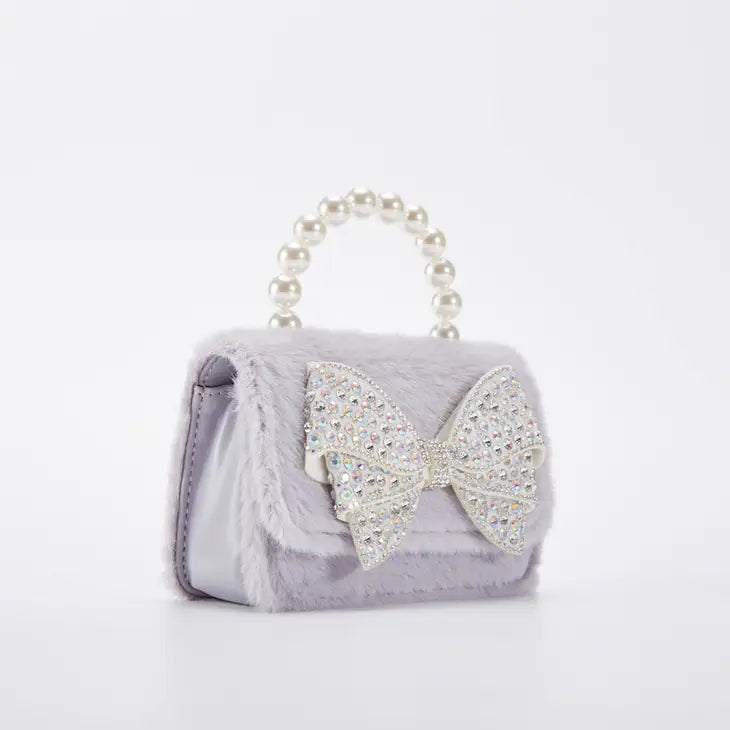 'Princess Porcha' Grey Purse