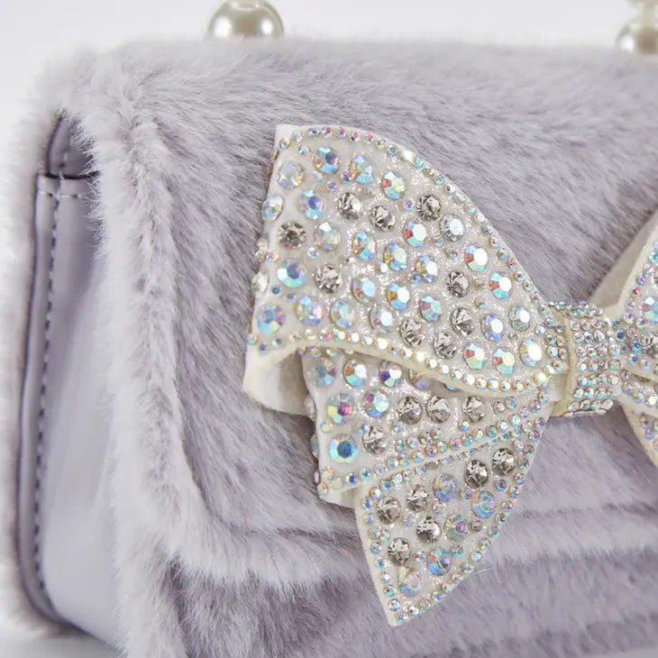 'Princess Porcha' Grey Purse