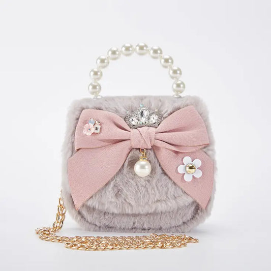 'Princess Charlotte' Grey Purse