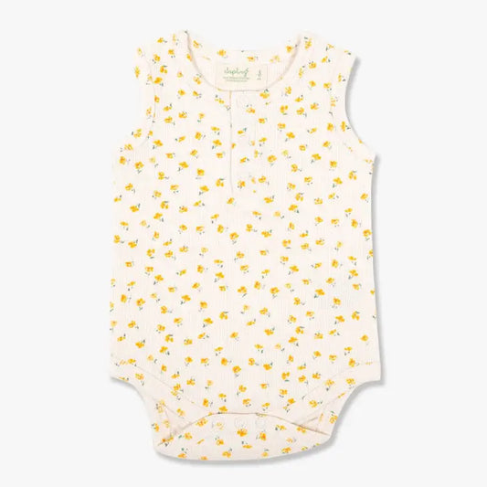 Chamomile Waffle Tank Bodysuit