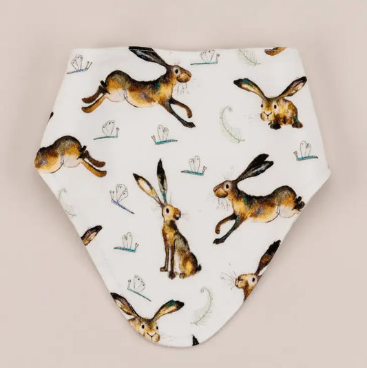 'Molly Hare' Printed Bandana Bib