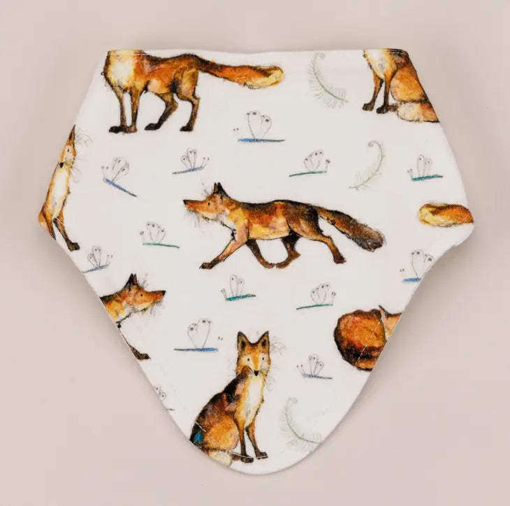 'Dexter Fox' Printed Bandana Bib