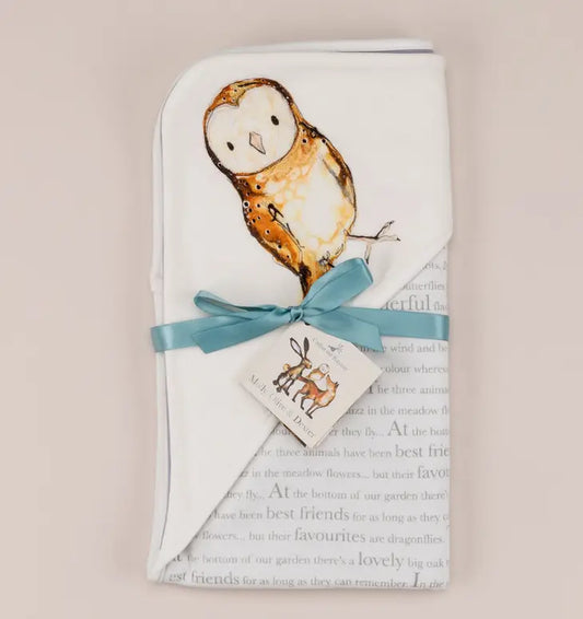 'Olive Owl' Storytime Wrap Blanket