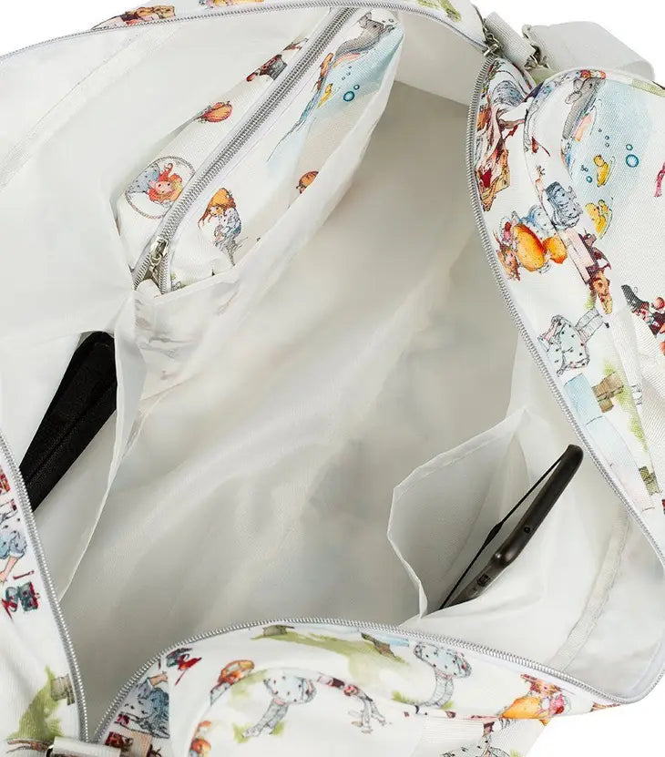 'Alice Watercolor Stories' Large Duffle Bag